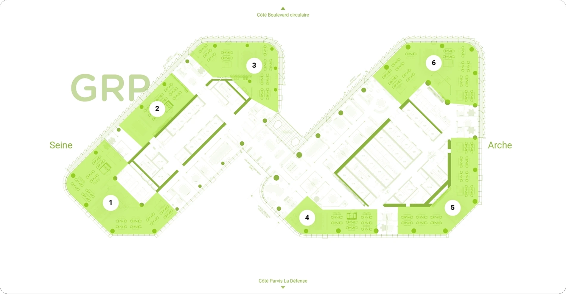 Plan de l'étage R+11