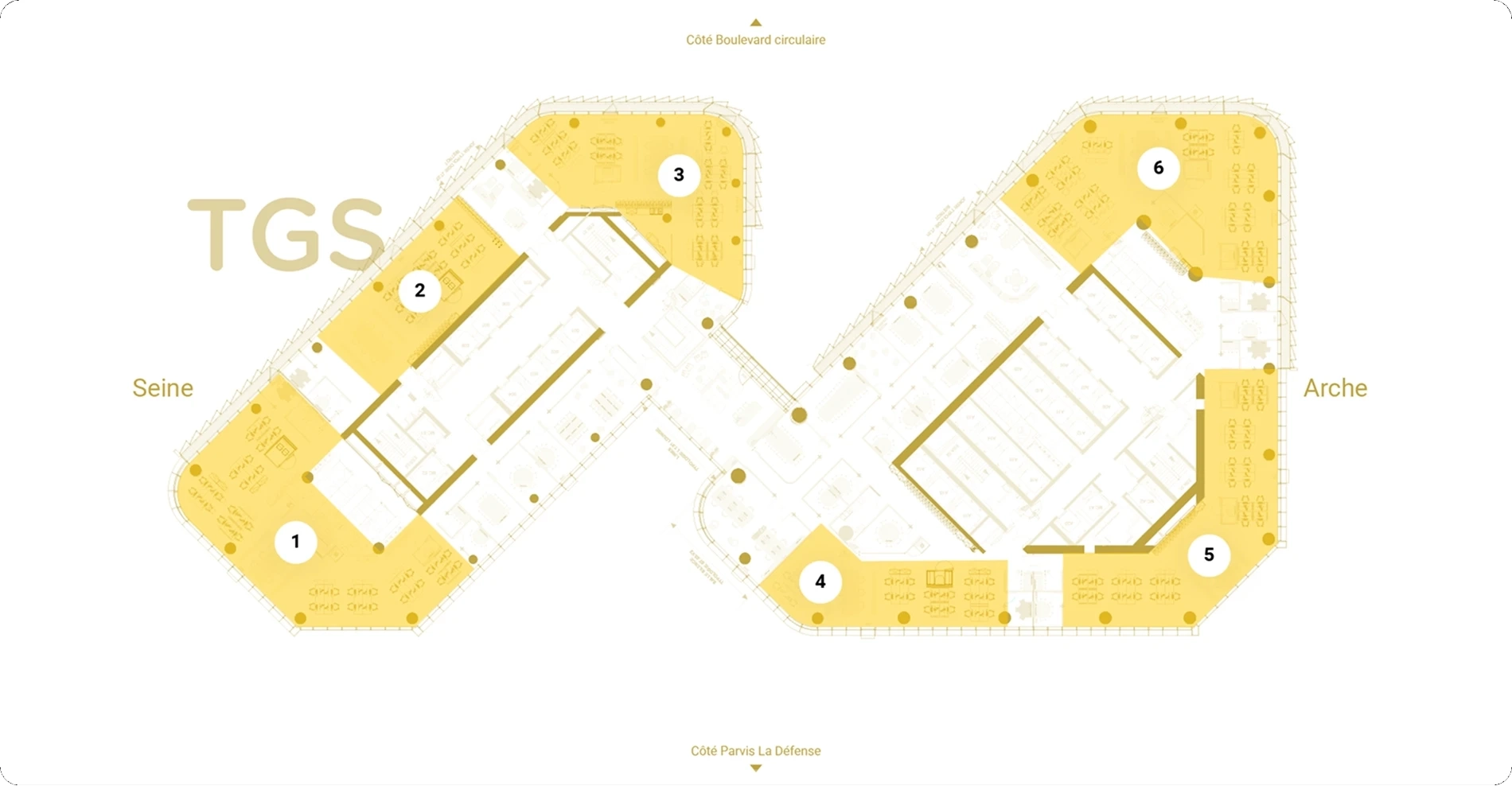 Plan de l'étage R+24